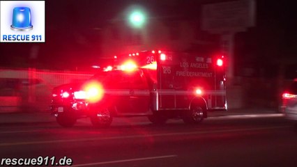 [LAFD] Rescue 26 Los Angeles Fire Department