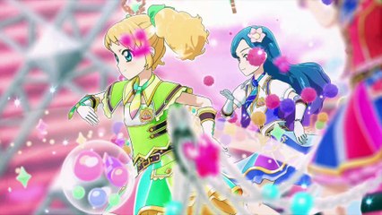 아이카츠 - Happy Crescendo(세라,연두,소라,마리아)