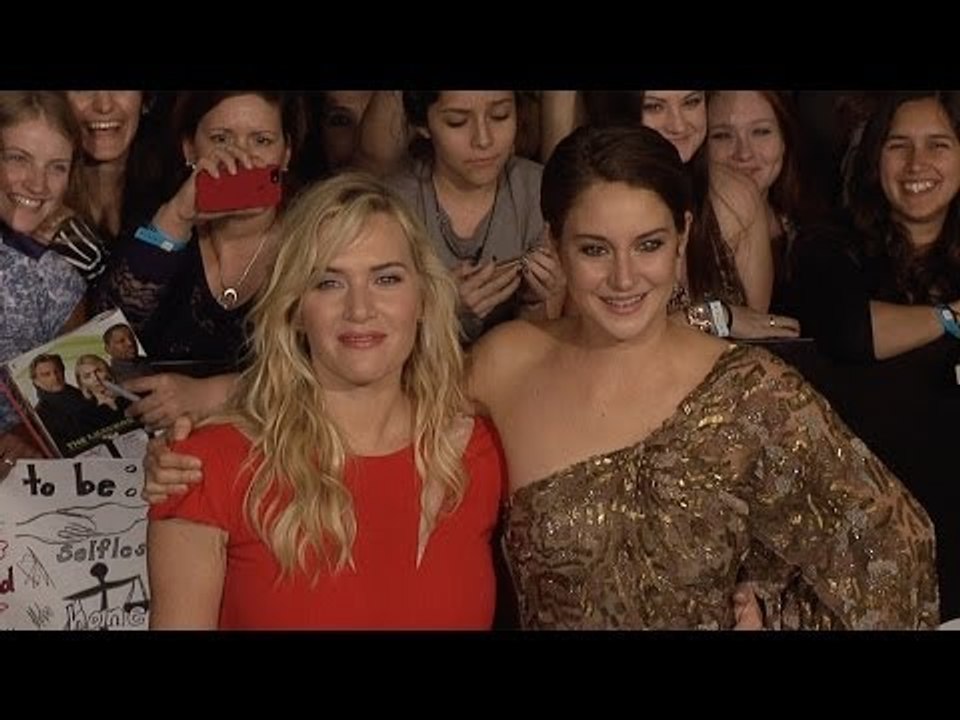 Kate Winslet and Shailene Woodley DIVERGENT World Premiere #Tris #Jeanine