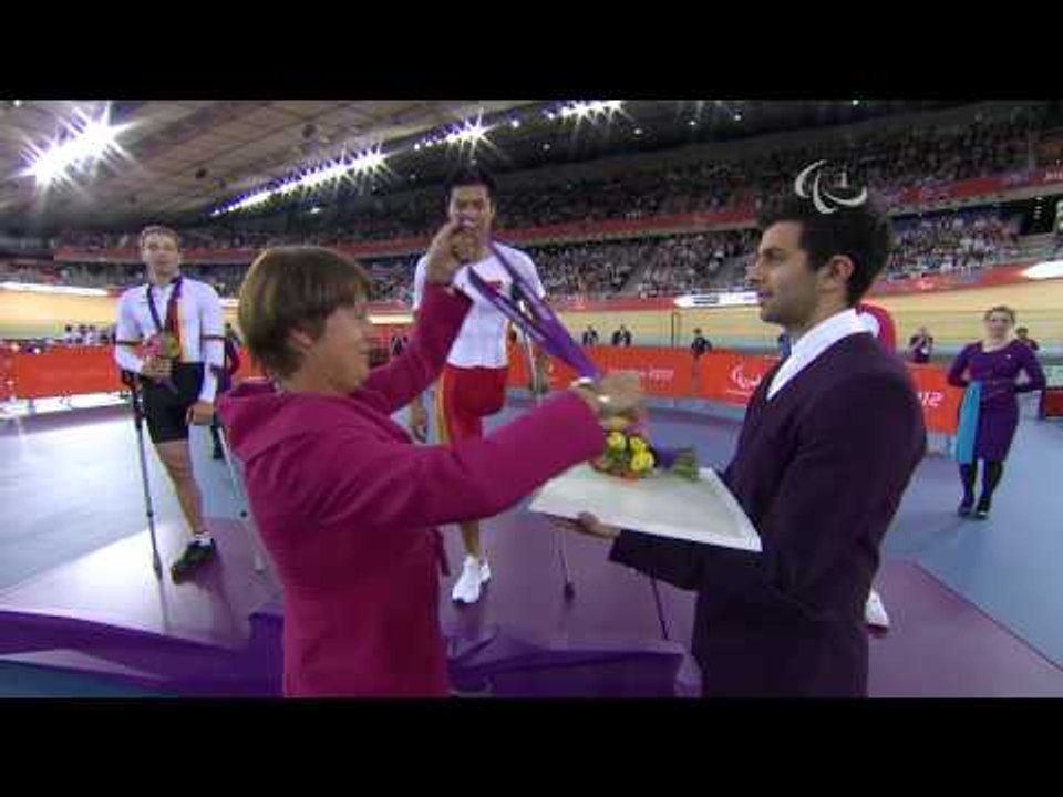Cycling Track - Men's Individual C2 pursuit Victory Ceremony - London 2012 Paralympic Games