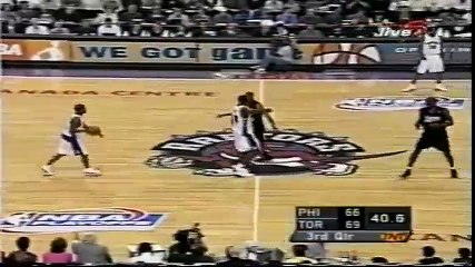 2001 NBA playoffs ecsf game 6 Philadelphia 76ers-Toronto Raptors part 2/2