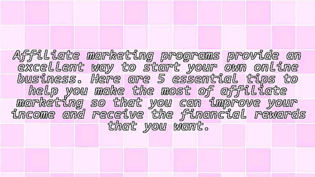5 Simple Tips For Getting Ahead With Affiliate Marketing Programs