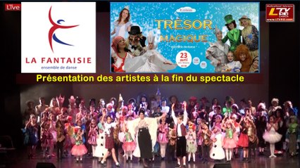 Présentation des artistes à la fin du spectacle TRÉSOR MAGIQUE -