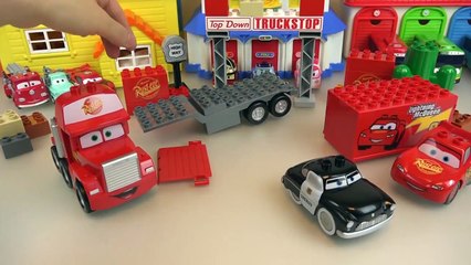 Cars truck surprise eggs and Robocar Poli car toys