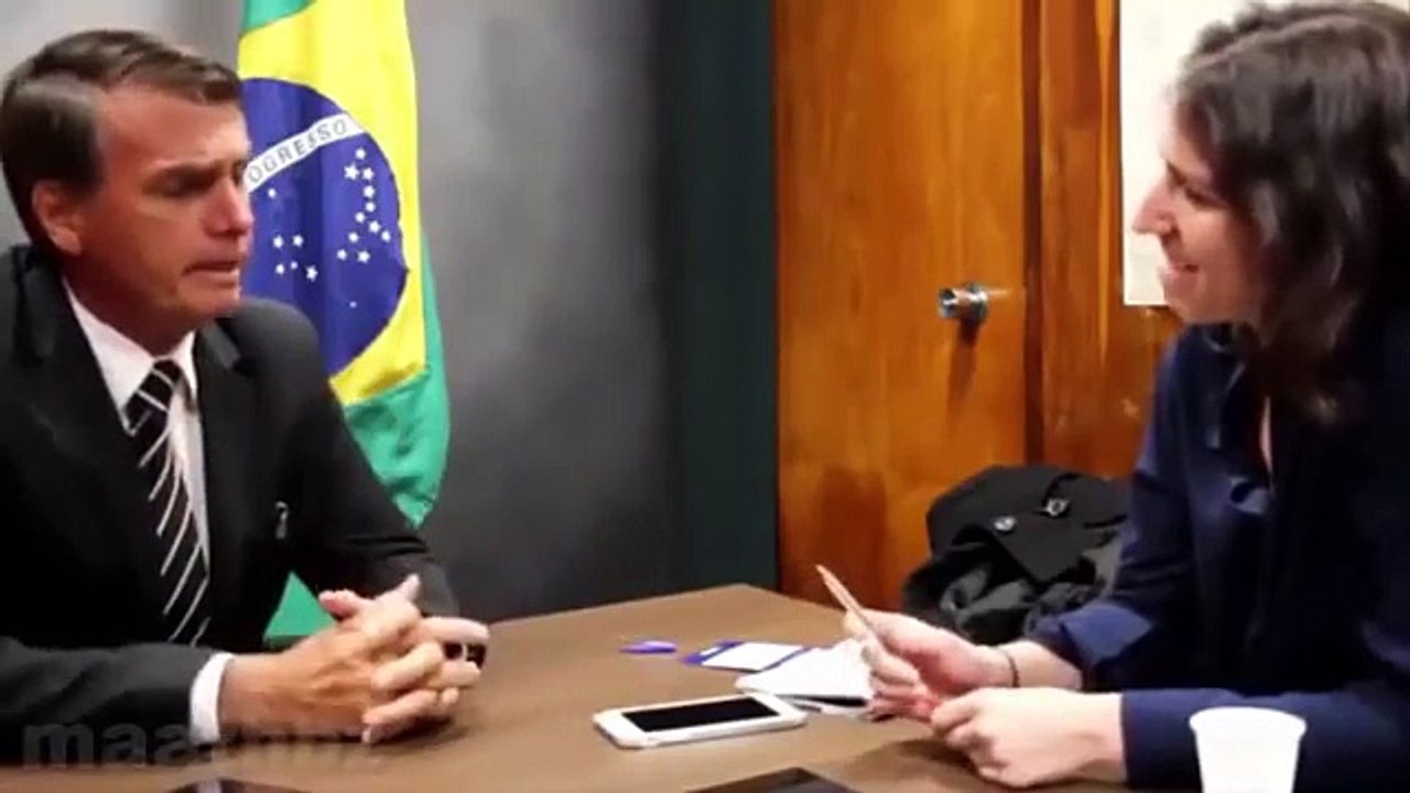Repórter tenta destruir o BOLSONARO e saiu de lá apaixonada. DÚVIDA__