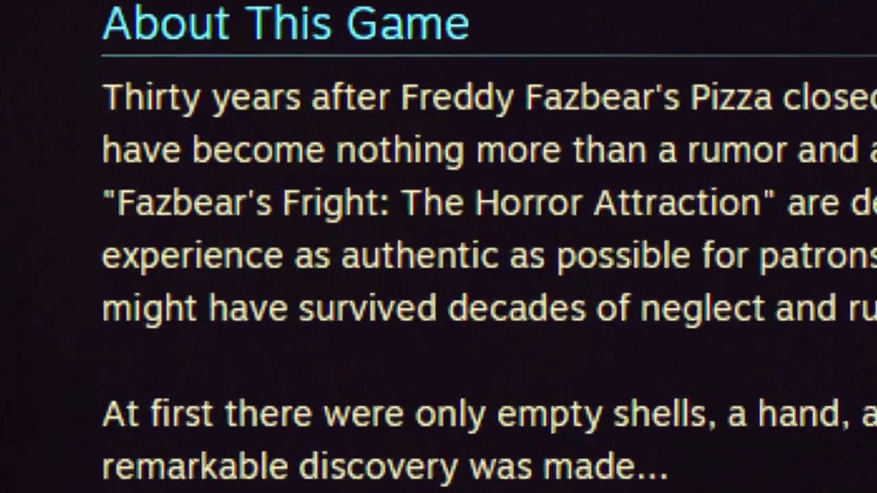 Vexed Gamer: Five Nights At Freddy's 3 review