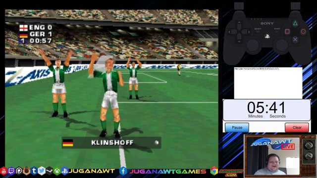 Alexi Lalas Soccer Playstation PS1 - Random Select