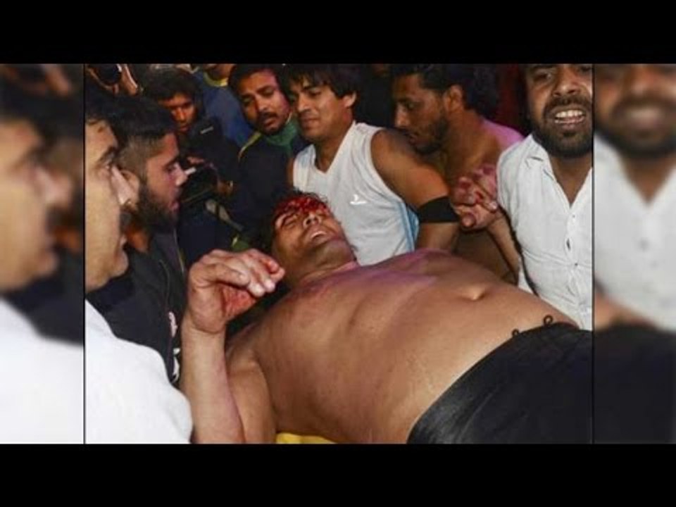 Khali in ICU after foreign fighters smashed him with chairs in wrestling show