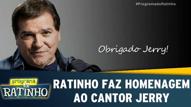Ratinho faz homenagem ao cantor Jerry Adriani