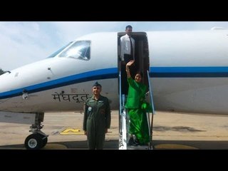 Sushma Swaraj leaves for SAARC meeting in Pokhara, Nepal