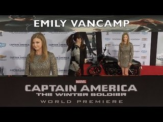 Emily VanCamp AGENT 13 "Captain America: The Winter Soldier" World Premiere