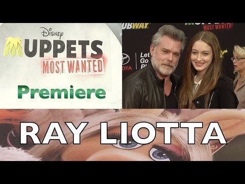 Ray Liotta and Karsen Liotta Muppets Most Wanted World Premiere Red Carpet