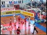 1995 greek playoffs quarter finals game 2 panionios-iraklis(highlights)