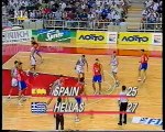 1995 FIBA World Championships U19 semi final greece-spain part 1/2