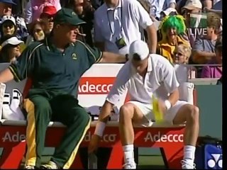 Davis Cup 2005 QF - Hewitt vs Coria (Part 1) part 1/2