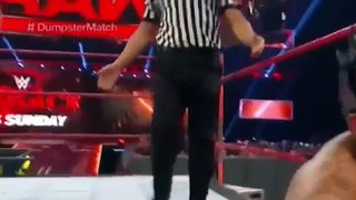 Wwe Raw 4-24-2017 Braun Strowman Vs Kalisto In Dumpster Match Full HD - YouTube