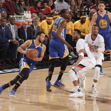 Warriors Start Off With a 14-0 Run - Warriors vs Blazers - Game 4 - April 24, 2017 - NBA Playoffs - YouTube