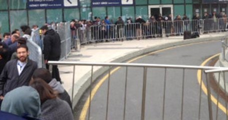 Taraftarlar, Panathinaikos Maçı Öncesinde Bilet Kuyruğuna Girdi