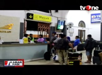 Arus Balik Usai Libur Panjang Padati Stasiun Senen Jakarta