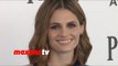 Stana Katic Gorgeous In Blue 2014 Film Independent Spirit Awards - Castle Star Beauty
