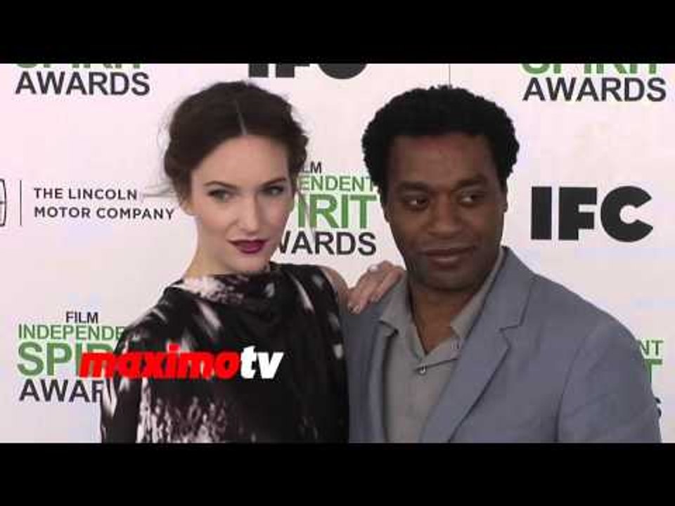 Chiwetel Ejiofor and Sari Mercer 2014 Spirit Awards ARRIVALS