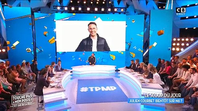 Julien Courbet ironise sur l'annonce de son départ de C8 pour M6 par ses amis de TPMP: Je ne le savais pas !