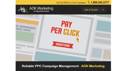 Reliable PPC Campaign Management - AOK Marketing
