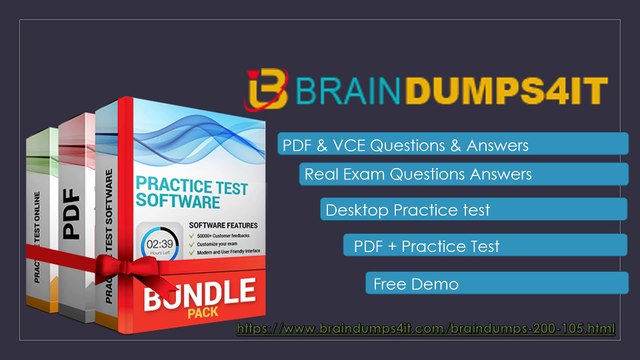 Get 200-105 Braindumps & 200-105 Real Exam Questions Answers