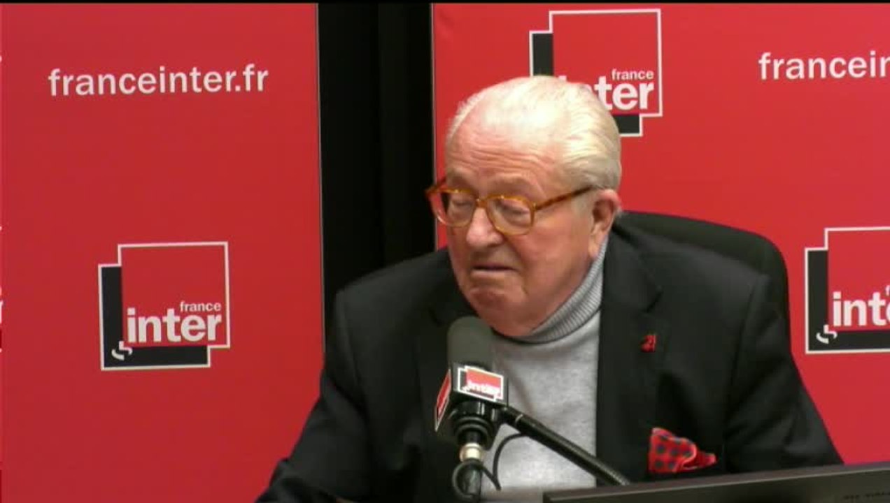 Jean-Marie Le Pen répond aux questions de Léa Salamé