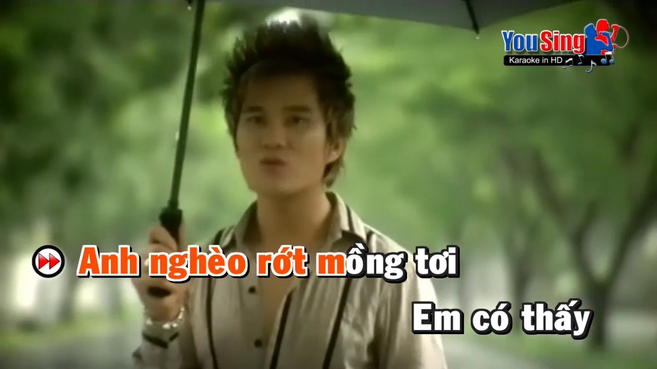 Anh Nghèo Lắm Em Ơi - Lâm Chấn Huy | KARAOKE BEAT CHUẨN✔