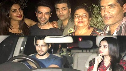 Priyanka Chopra Host Party For Alia Bhatt, Sidharth Malhotra, Karan Johar