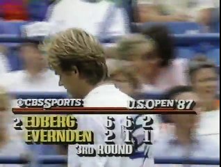 USO 1987 R3 - Edberg vs Evernden (Part 2)