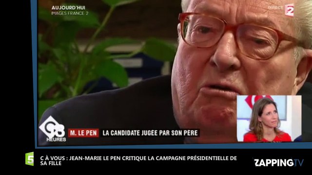 Marine Le Pen : une campagne trop dédiabolisée selon Jean-Marie Le Pen, son père (vidéo)