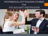 Professional NDT Training Courses for PCN and ASNT Certification