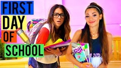 What to EXPECT on the First Day of School! BACK TO SCHOOL 2015! Niki and Gabi