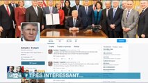 Donald Trump s'attire les moqueries des internautes après avoir commenté l'élection en France - Regardez