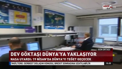 NASA uyardı Dev göktaşı 19 Nisan'da Dünya'yı teğet geçecek