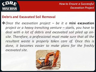 How to Ensure a Successful Excavation Project