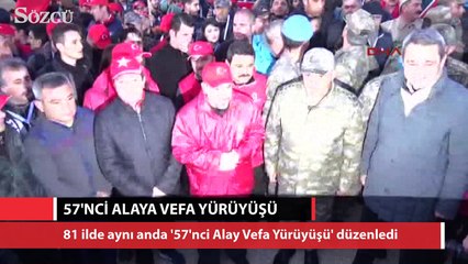 57'nci Alay Vefa Yürüyüşü