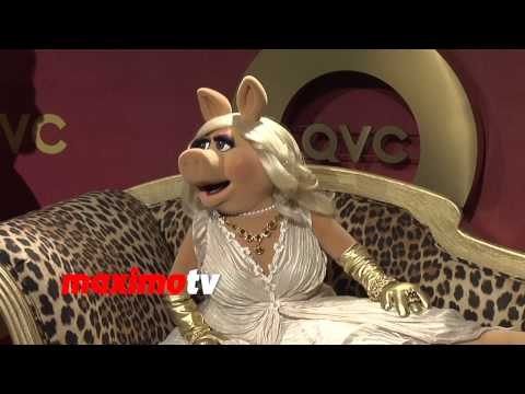 Miss Piggy 5th Annual QVC Red Carpet Style Pre-Oscars Fashion Arrivals