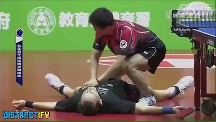 The Most Bizarre Ping Pong Match Ever