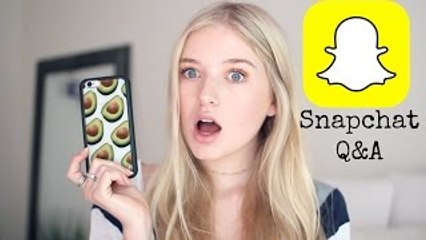 SNAPCHAT Q&A + Long Distance Relationships, How to fit in, & Confidence