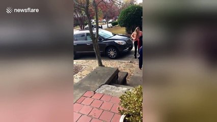 Beagle goes crazy when reunited with his owner after 18 months