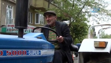 Bursa'da sürücüsüz traktör 4 aracı hurdaya çevirdi
