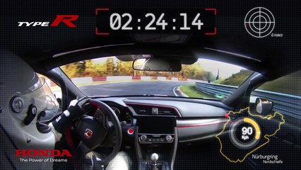 Honda Civic Type R conquista recorde histórico no Nurburgring!