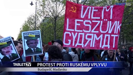 PROTEST PROTI RUSKÉMU VPLYVU