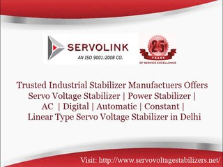 Servo Voltage Stabilizer in Delhi
