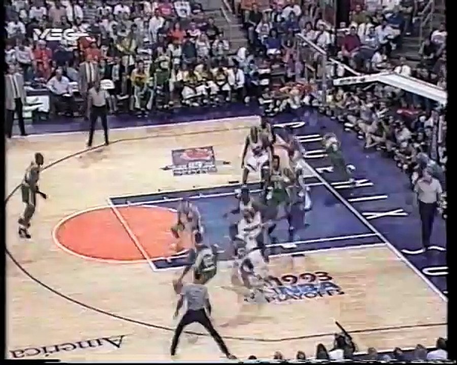 1993 NBA playoffs wcf game 2 Seattle Supersonics-Phoenix Suns part 1/2