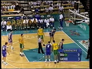 1996 Olympic games basketball first round Brasil-Greece part 1/2