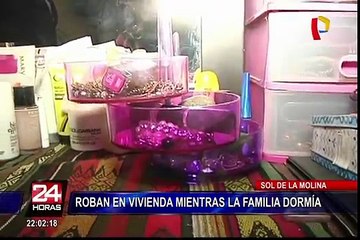 La Molina: roban en vivienda mientras la familia dormía